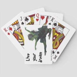 Jeu De Cartes Goblin Fille Ballet Danse Imaginaire Art Jouer Car