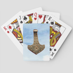 Jeu De Cartes Gold Thor Hammer nuages Poker jouer aux cartes