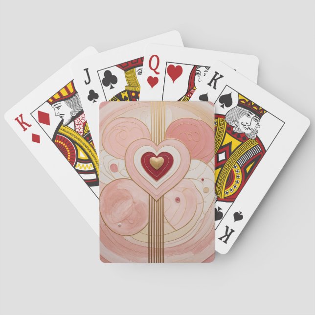 Jeu De Cartes Golden Valentine (dos)
