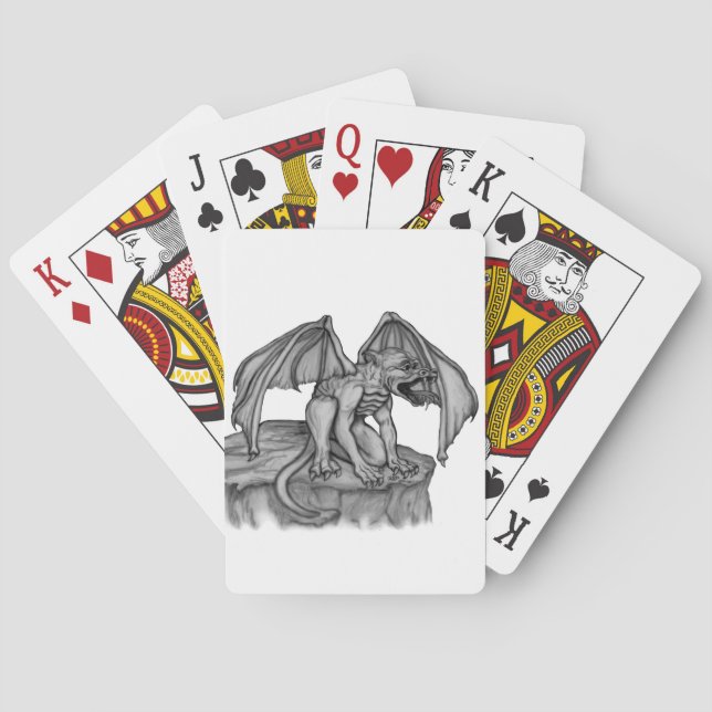 Jeu De Cartes Golem Gargoyle (dos)
