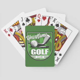Jeu De Cartes Golf Club NAME Pro Golfer Player Personnalisé