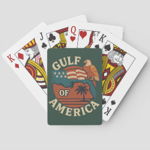 Jeu De Cartes Golfe d'Amérique Rétro