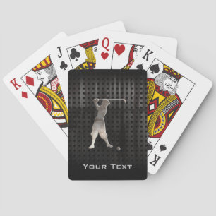Jeu De Cartes Golfeur vintage ; Cool