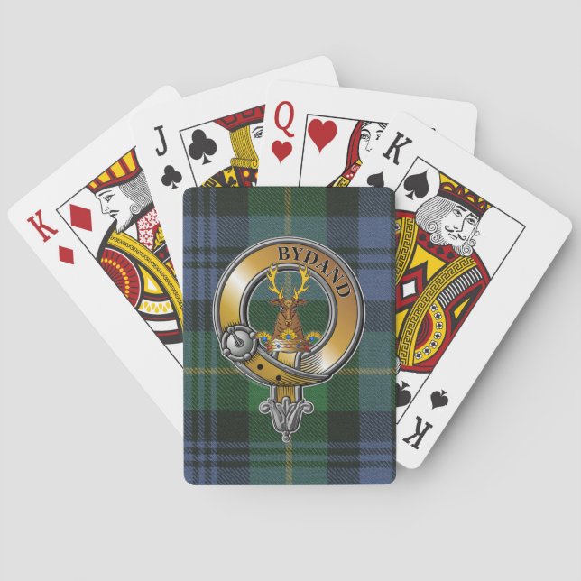 Jeu De Cartes Gordon Tartan & Badge (dos)