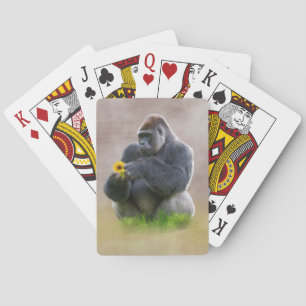 Jeu De Cartes Gorille et marguerite jaune