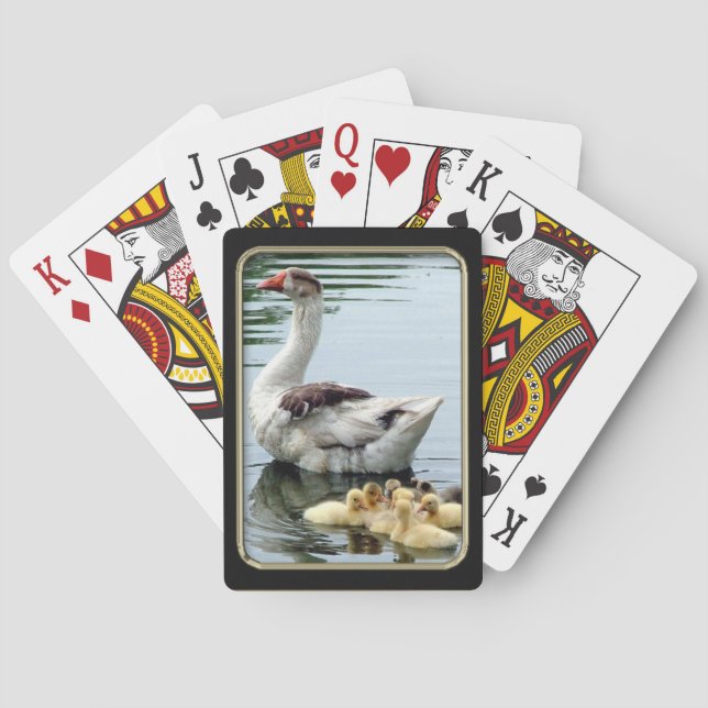 Jeu De Cartes Goslings Photo Art Lecture Cartes (dos)