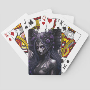 Jeu De Cartes Goth Fairy Gothique Imaginaire Art Jouer des carte