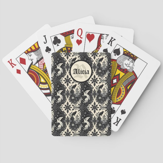 Jeu De Cartes Gothique Yin Yang (dos)