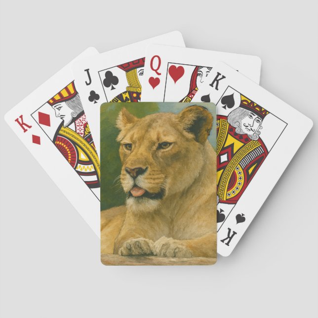Jeu De Cartes Grace Skybound - Lioness sur la haie (dos)