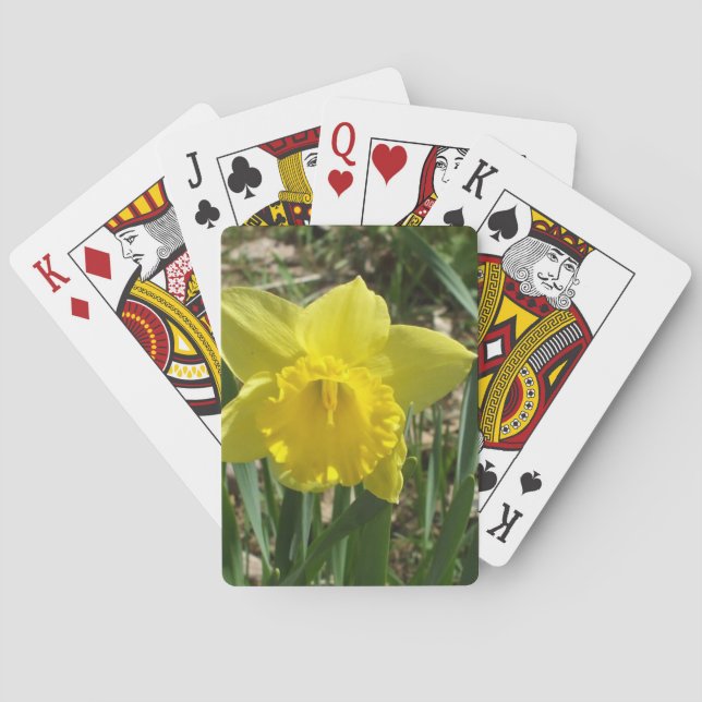 Jeu De Cartes Gradparents Pâques Jaune Daffodique (dos)