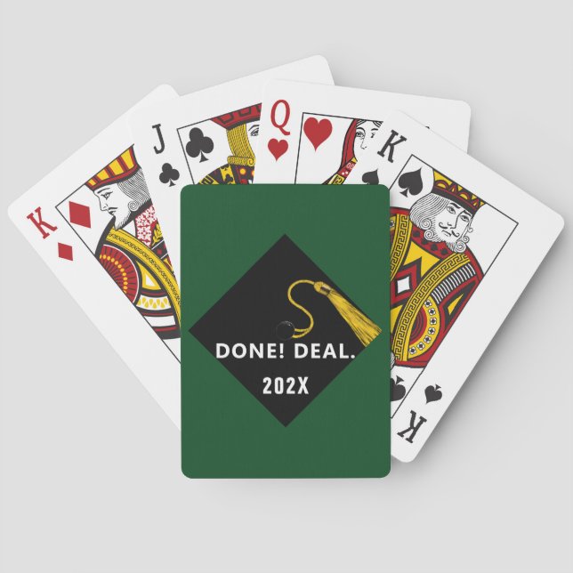 Jeu De Cartes Graduation Jeux de fête cadeau (dos)