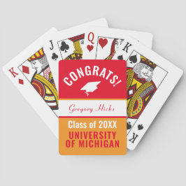 Jeu De Cartes Graduation personnalisée