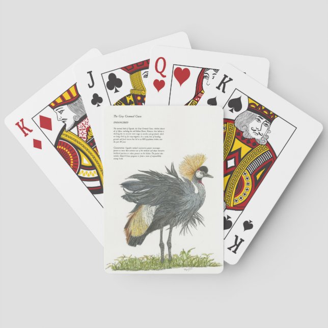Jeu De Cartes Graine couronnée élégante (dos)
