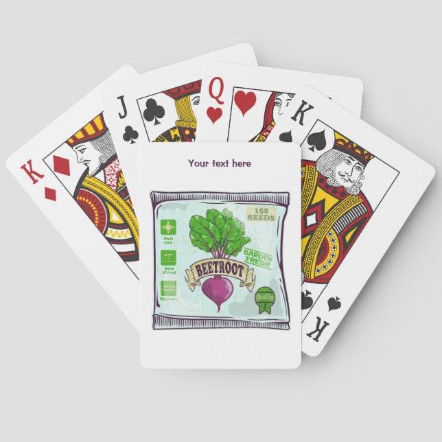 Jeu De Cartes Graines de betteraves paquet légumes (dos)