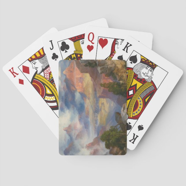 Jeu De Cartes Grand Canyon à Mist (par Thomas Moran) (dos)