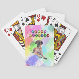 Jeu De Cartes Grand Danois souhaitant une bonne année