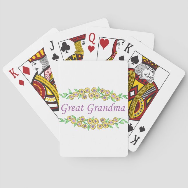 Jeu De Cartes Grand grand-mère (dos)
