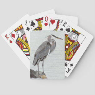 Jeu De Cartes Grand héron bleu