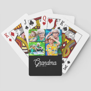 Jeu De Cartes Grand-mère a établi un script moderne noir 3 Photo