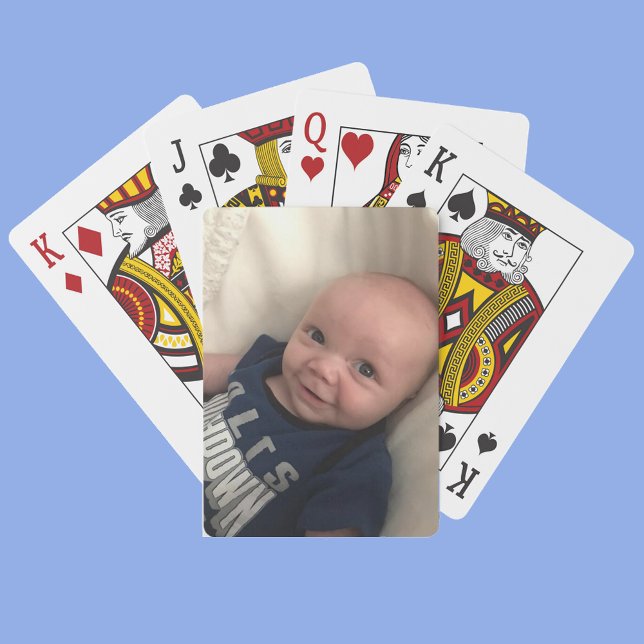 Jeu De Cartes Grand-mère modèle photo de jouer aux cartes cadeau (Créateur téléchargé)