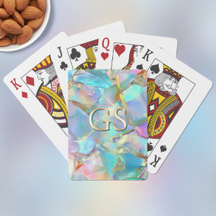 Jeu De Cartes Grand monogramme sur Opal