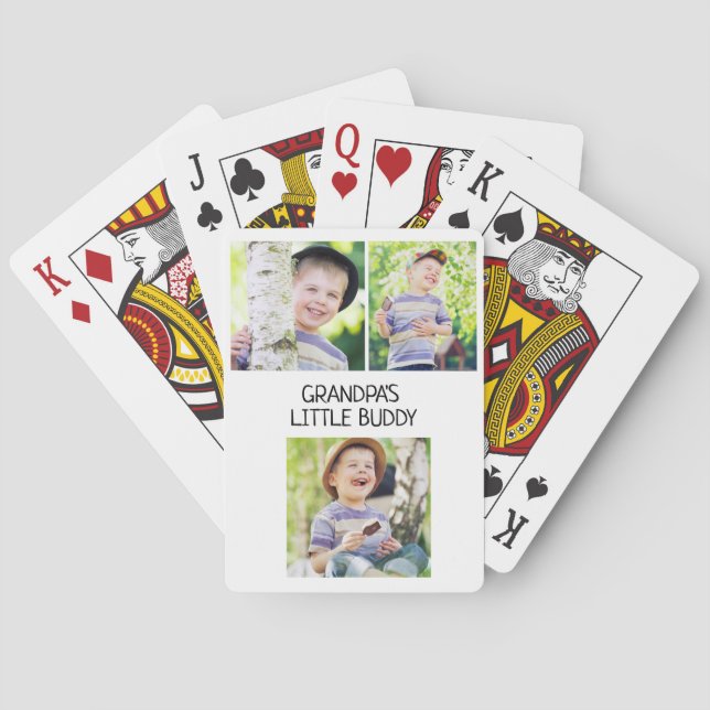 Jeu De Cartes Grand-père's Little Buddy 3 Photo Grand-fils (dos)