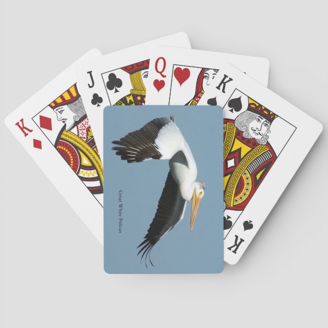 Jeu De Cartes Grande carte blanche Pélican (dos)
