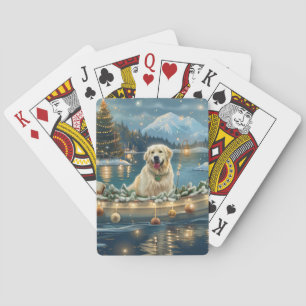 Jeu De Cartes Grande Pyrénées Noël Festive Voyage