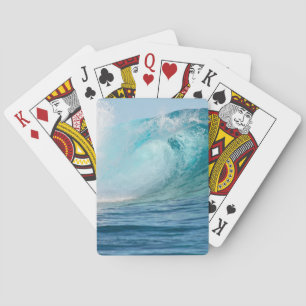 Jeu De Cartes Grande rupture de vague de l'océan pacifique