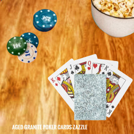 Jeu De Cartes Granite âgée