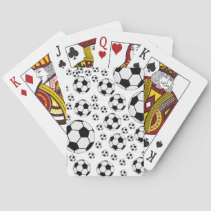 Jeu De Cartes Graphisme de ballon de football classique Fan de s