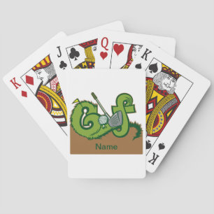 Jeu De Cartes Graphisme de golf personnalisé