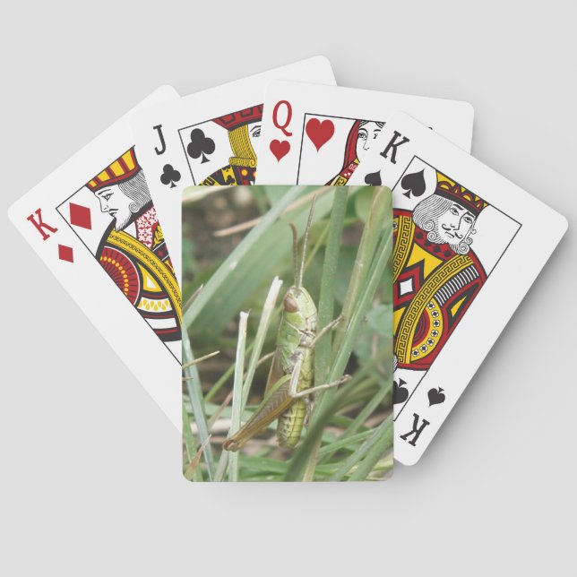 Jeu De Cartes Grasshopper Camouflage Cartes de jeu (dos)