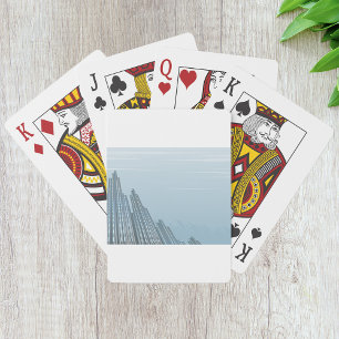 Jeu De Cartes Gratte-ciel de la ville Jouer des cartes