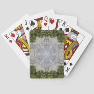 Jeu De Cartes Green Moss & Earth Nature Art