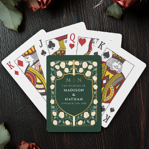 Jeu De Cartes Green Royal Sword Bouclier de mariage Favoriser