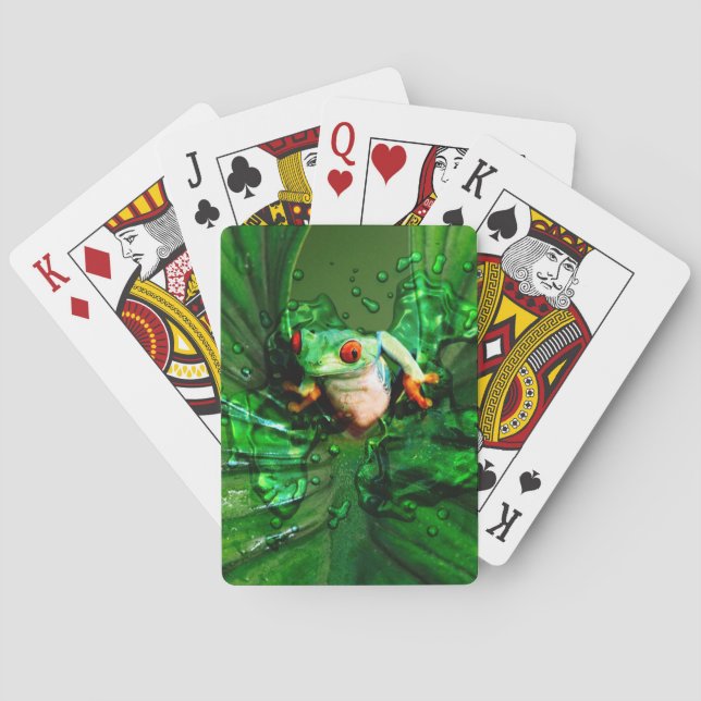 Jeu De Cartes Grenouille 4 Cartes de lecture (dos)