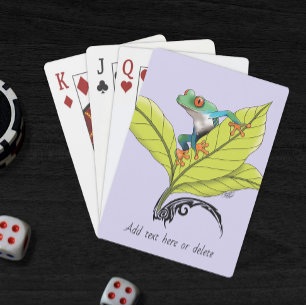 Jeu De Cartes Grenouille à arbre rouge