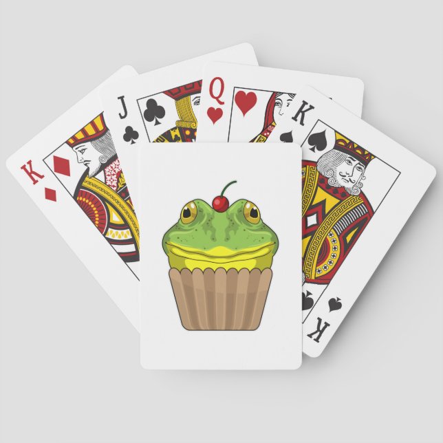 Jeu De Cartes Grenouille avec muffin (dos)