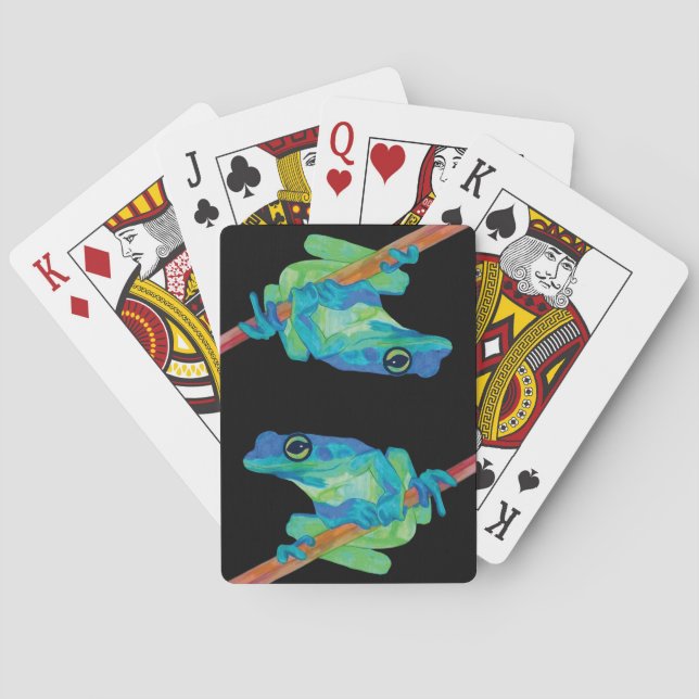 Jeu De Cartes Grenouille bleue (dos)