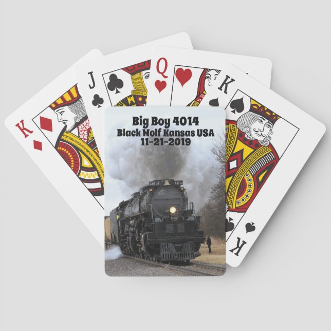 Jeu De Cartes Gros garçon 4014 Loup noir Kansas (dos)