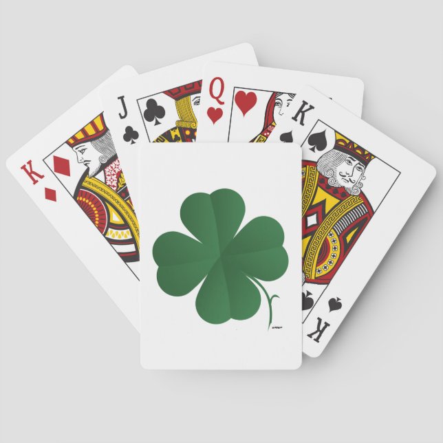 Jeu De Cartes Gros quatre feuilles (dos)