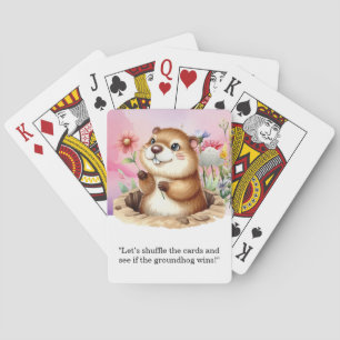 Jeu De Cartes Groundhog Day Poker Cartes - amusant et curieux