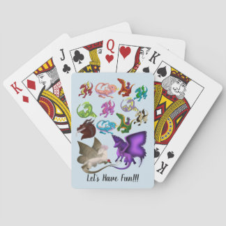 Jeu De Cartes Groupe de cartes de jeu de dragons