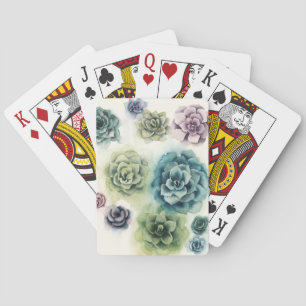 Jeu De Cartes Groupe de succulents