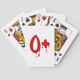 Jeu De Cartes Groupe sanguin O+ Positif #Hôpital d'horreur