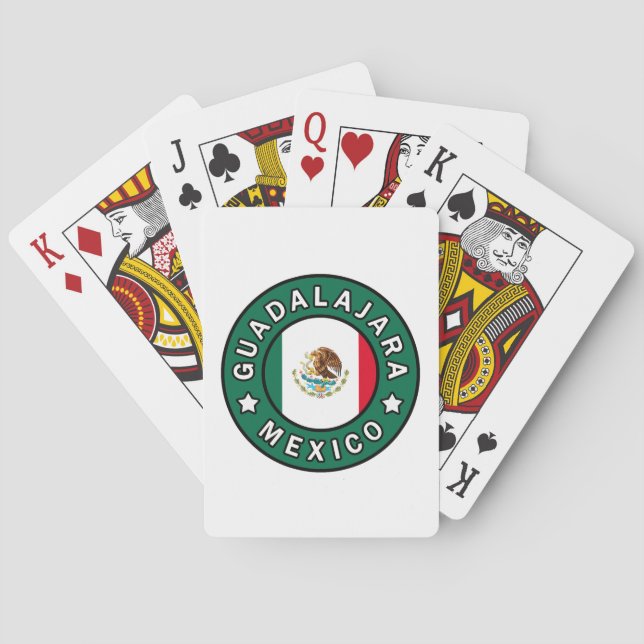 Jeu De Cartes Guadalajara Mexique (dos)