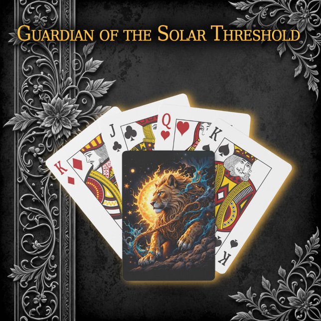 Jeu De Cartes Guardian of the Solar Threshold – Lion of Balance  (Créateur téléchargé)