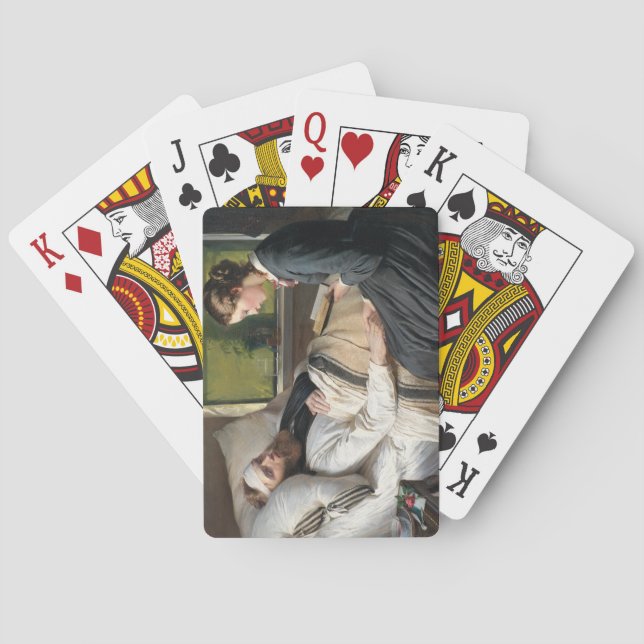 Jeu De Cartes Guerrier blessé (par Elisabeth Jerichau-Baumann) (dos)