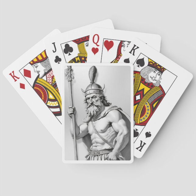 Jeu De Cartes Guerrier viking (dos)